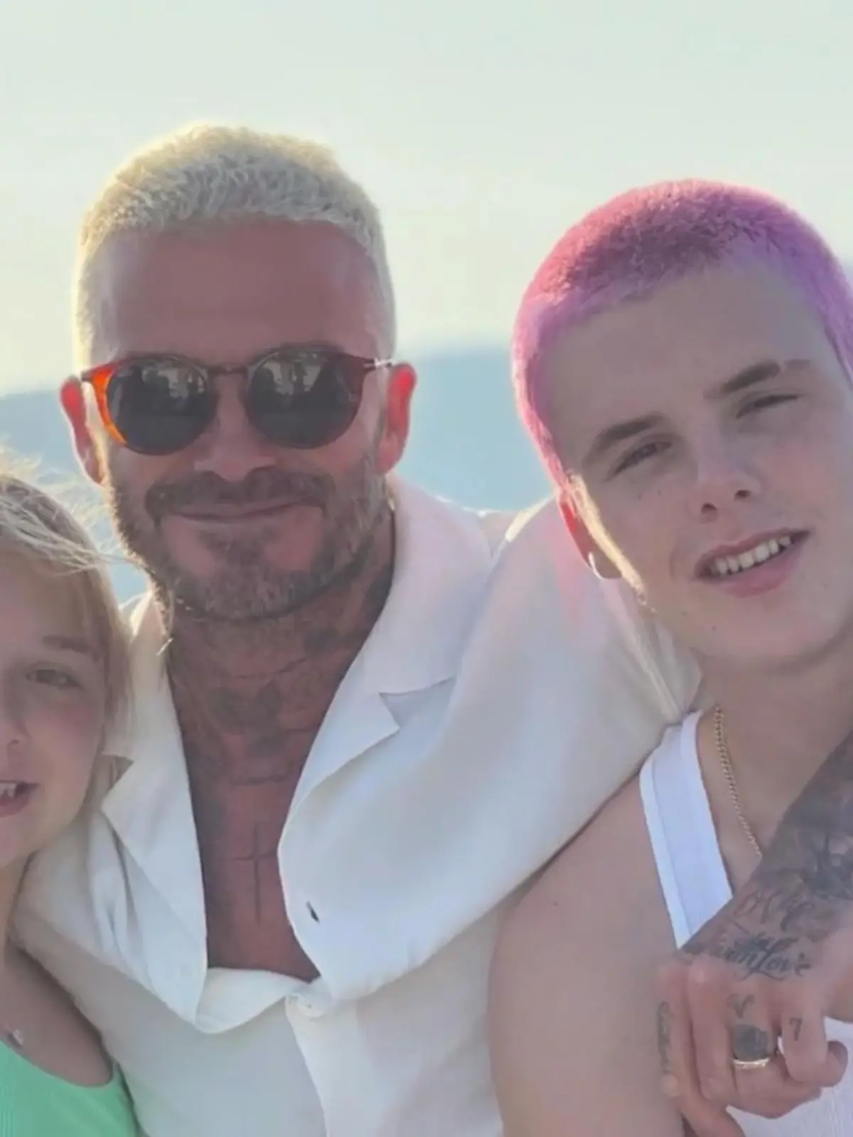 Bild zu: "Victoria & David Beckham: Urlaub mit ihren Muttis"