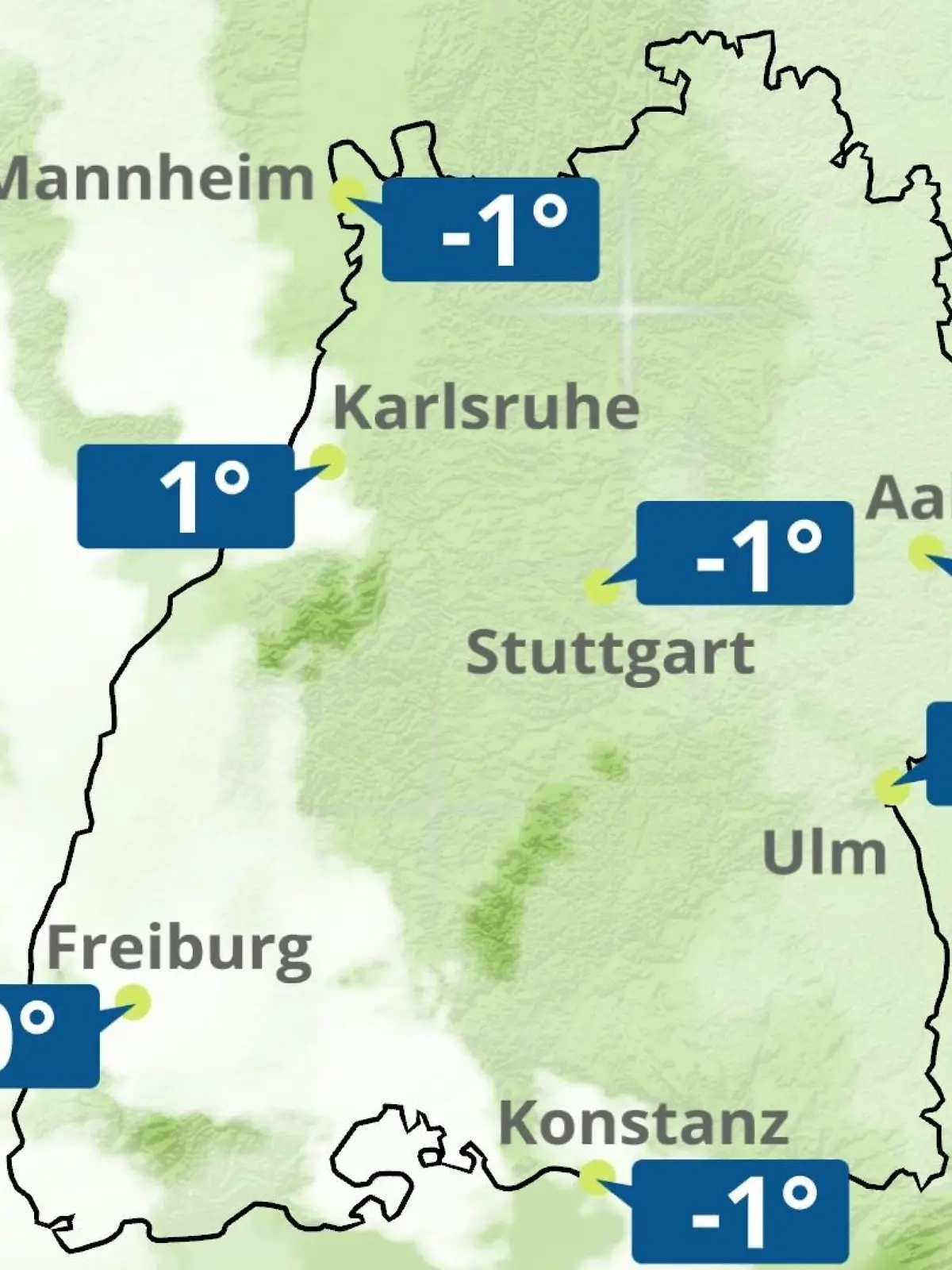 Bild zu: "Baden-Württemberg: Wie wird das Wetter?"