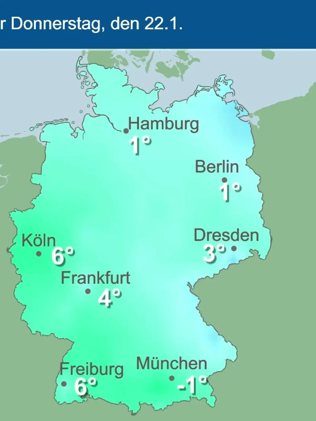 Bild zu: "Im Video: Temperatur-Vorhersage"