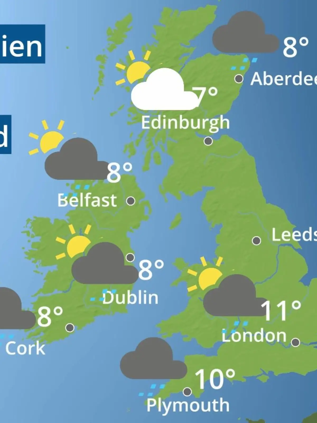 Bild zu: "England, Schottland, Wales: Wie wird das Wetter?"