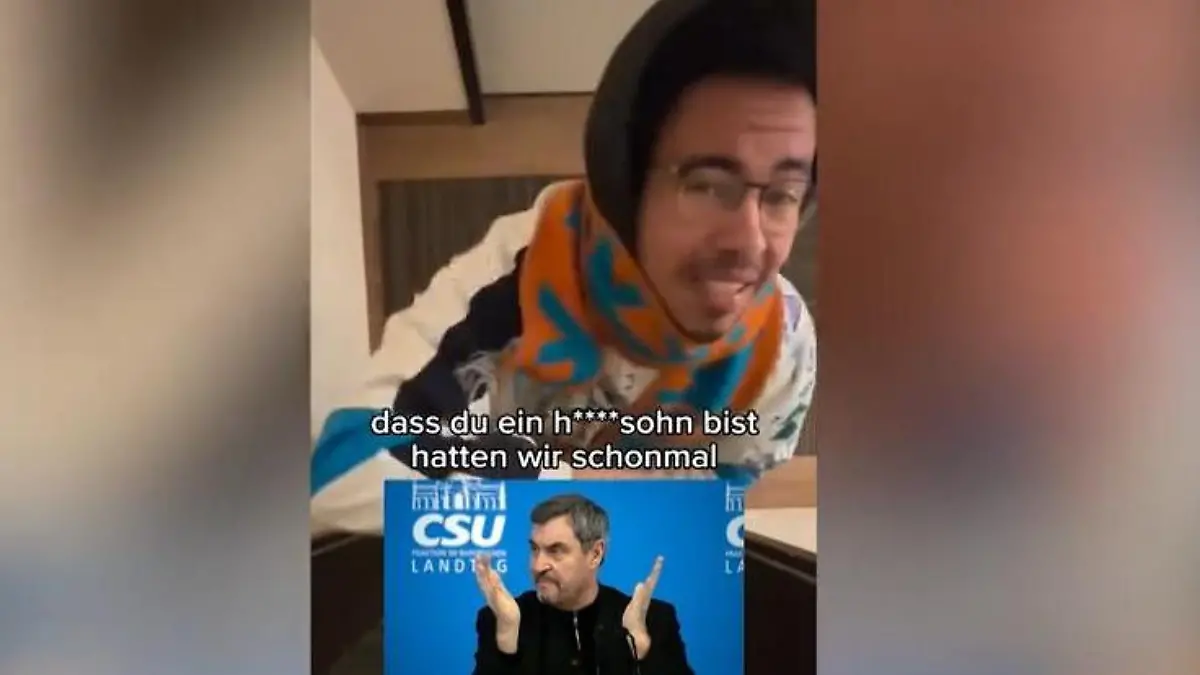 Markus Söder als Hurensohn beleidigt! Skandal um Chef der Grünen Jugend Luis Bobga rudert zurück