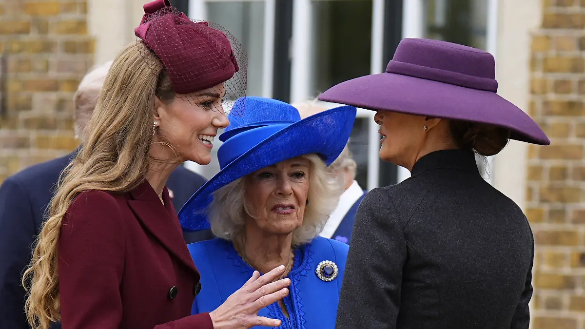 Kate, Camilla und Melania