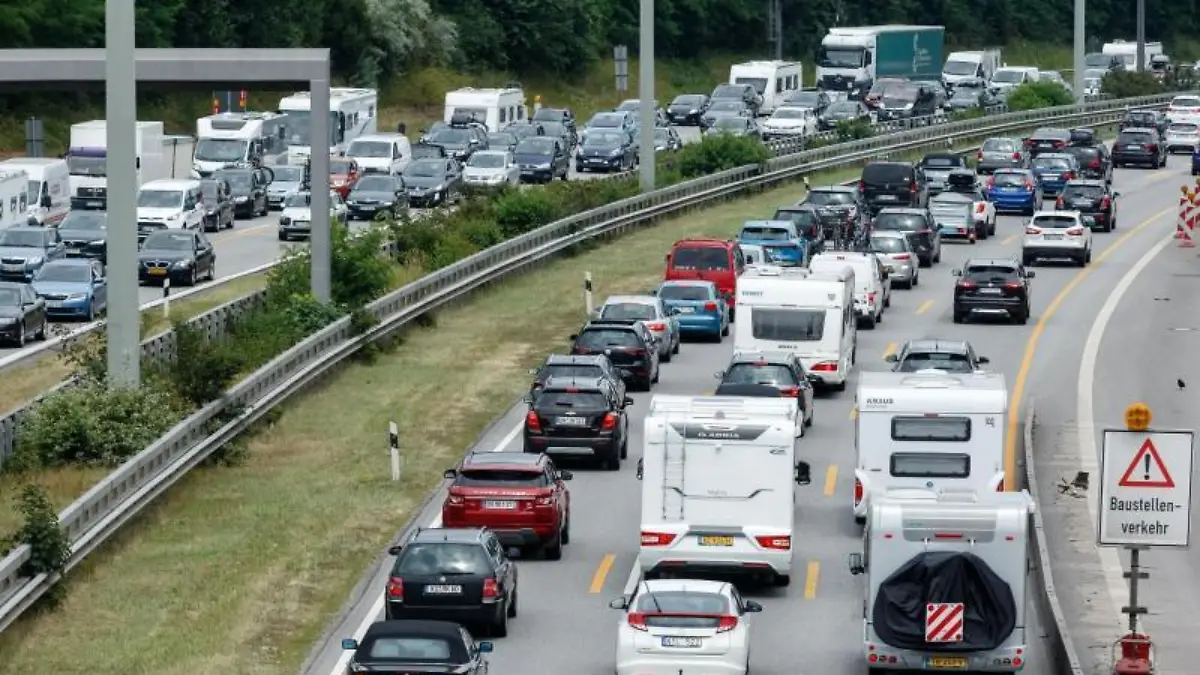 Volle Autobahn