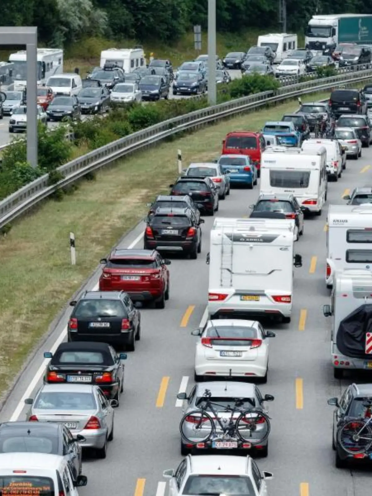 Volle Autobahn