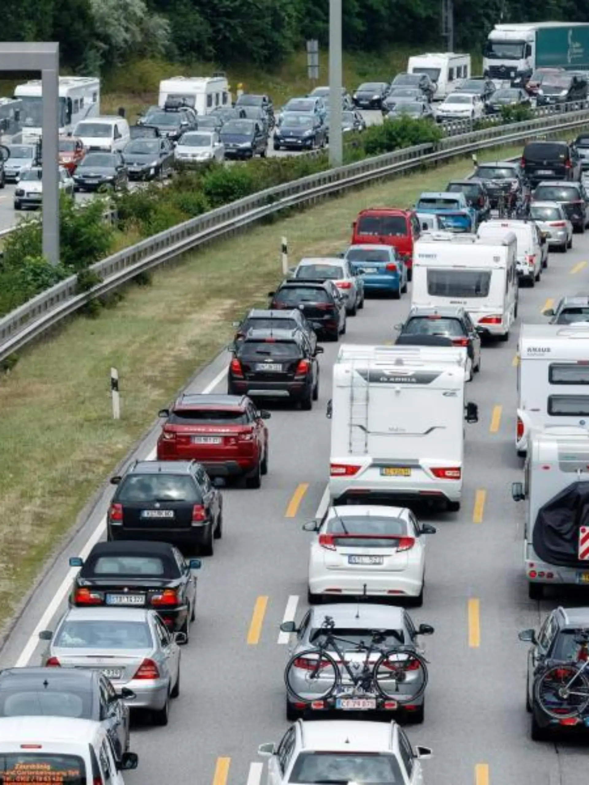 Volle Autobahn
