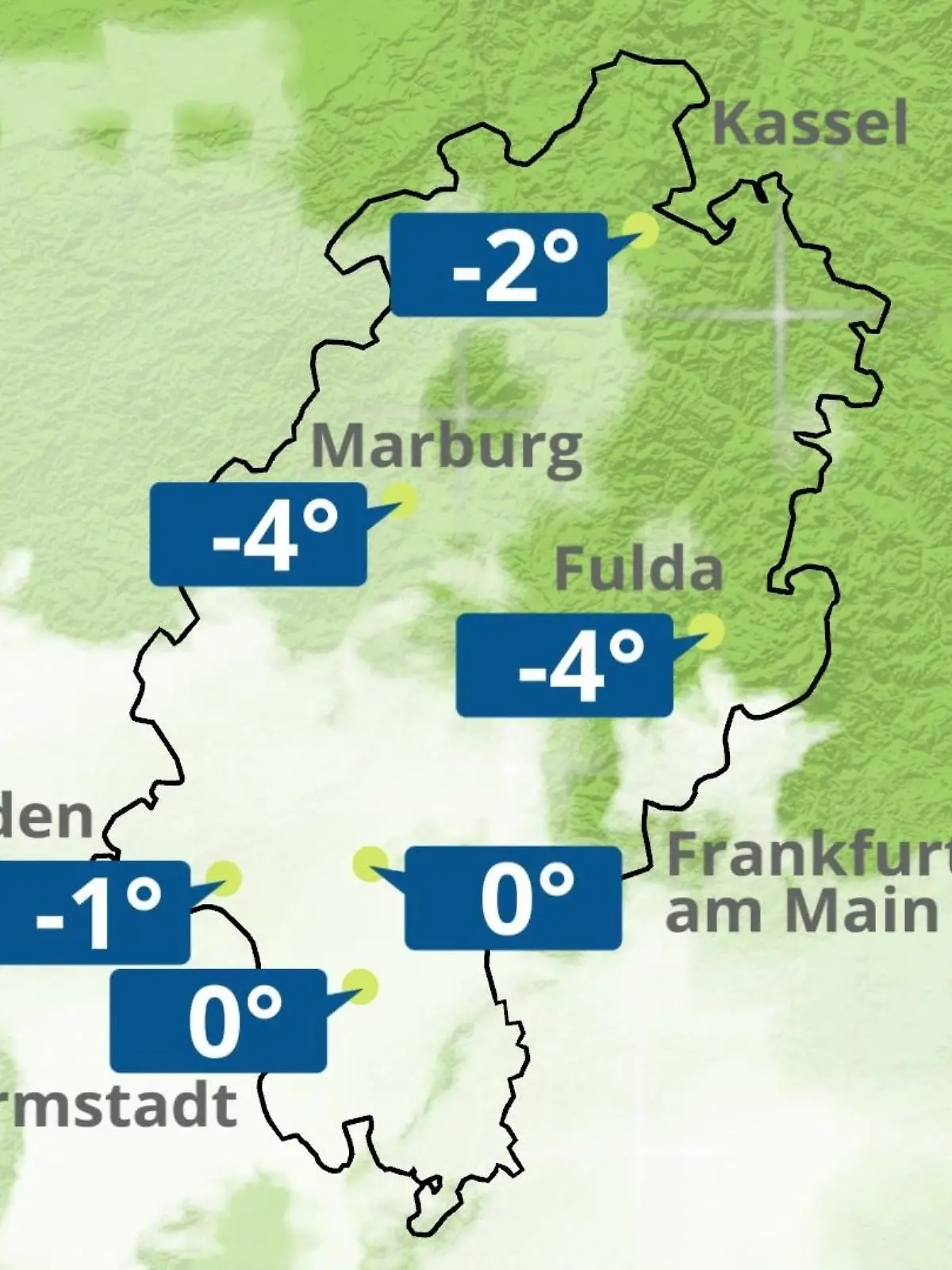 Bild zu: "Hessen: Wie wird das Wetter?"