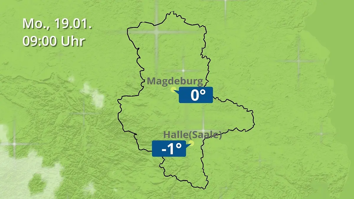 Sachsen-Anhalt: Wie wird das Wetter? Regen und Wolkenfilm für Halle und Magdeburg