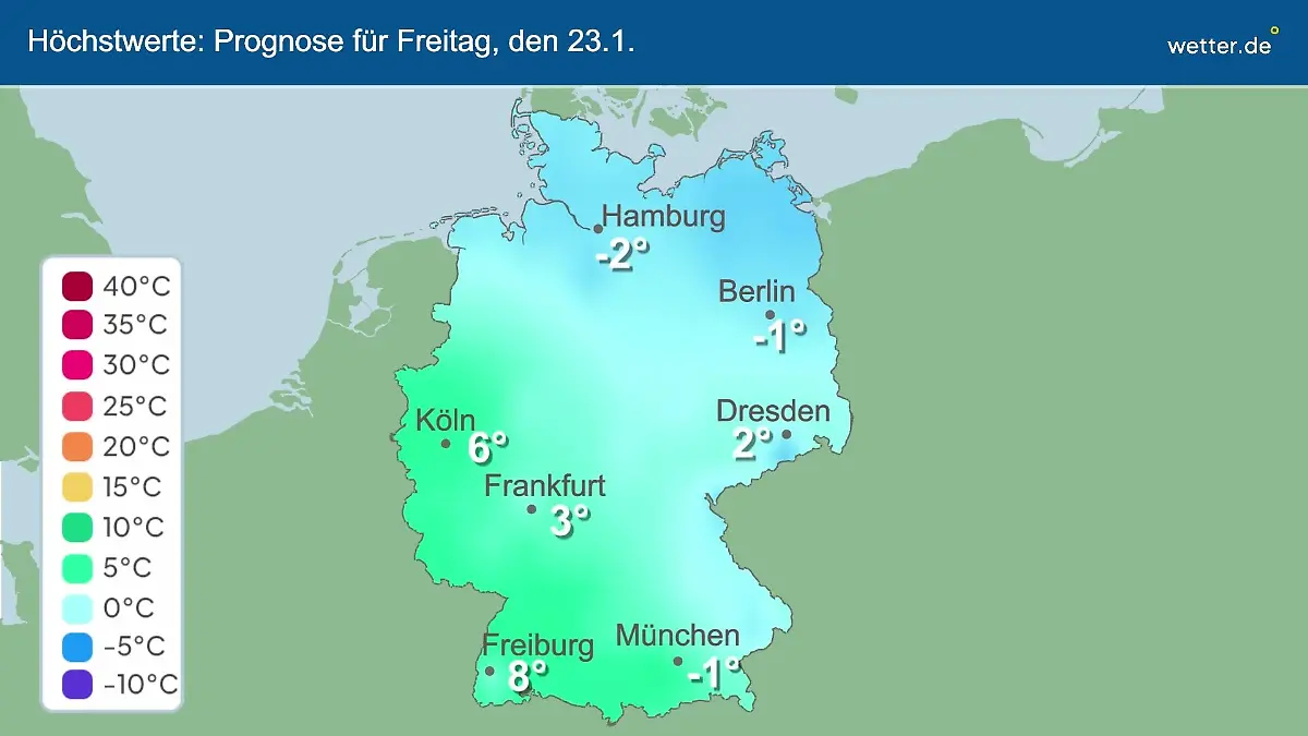 Im Video: Temperatur-Vorhersage Wie warm oder kalt wird es in Deutschland?