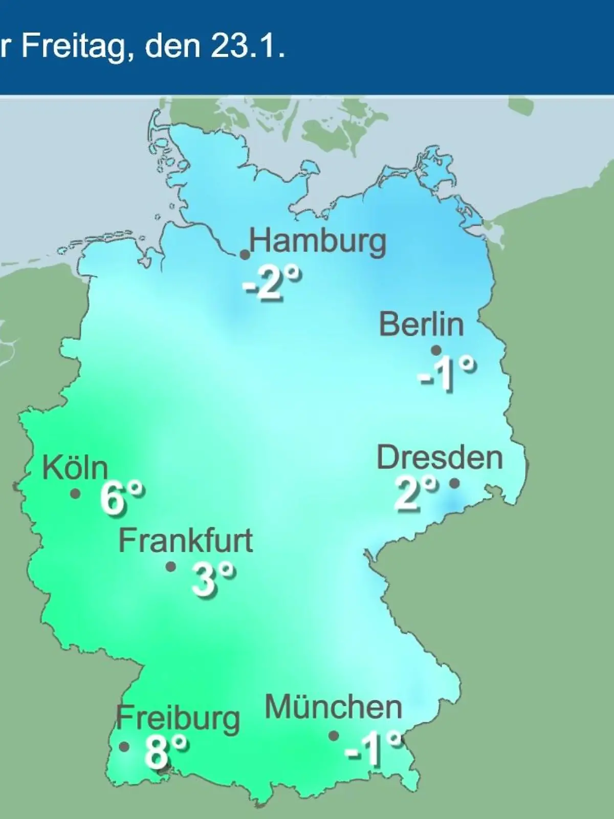 Bild zu: "Im Video: Temperatur-Vorhersage"