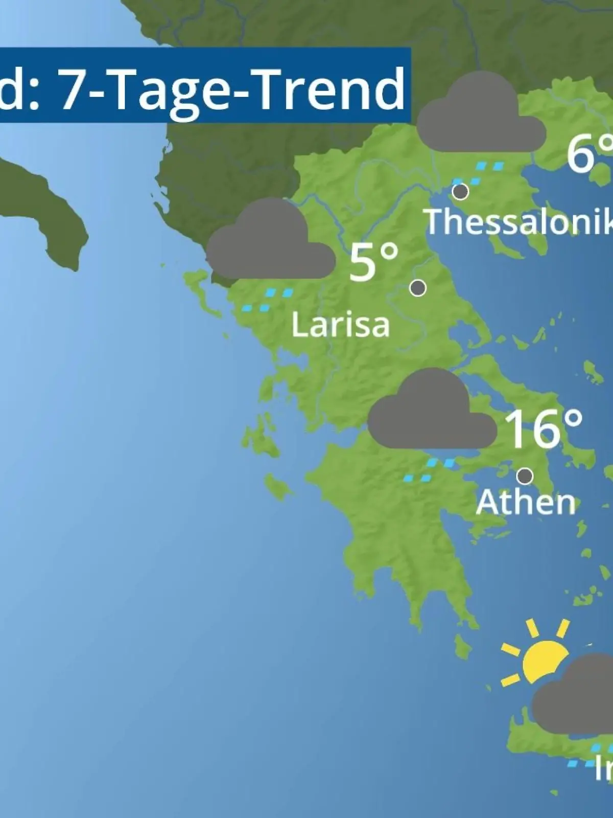 Bild zu: "Griechenland: Wie wird das Wetter?"