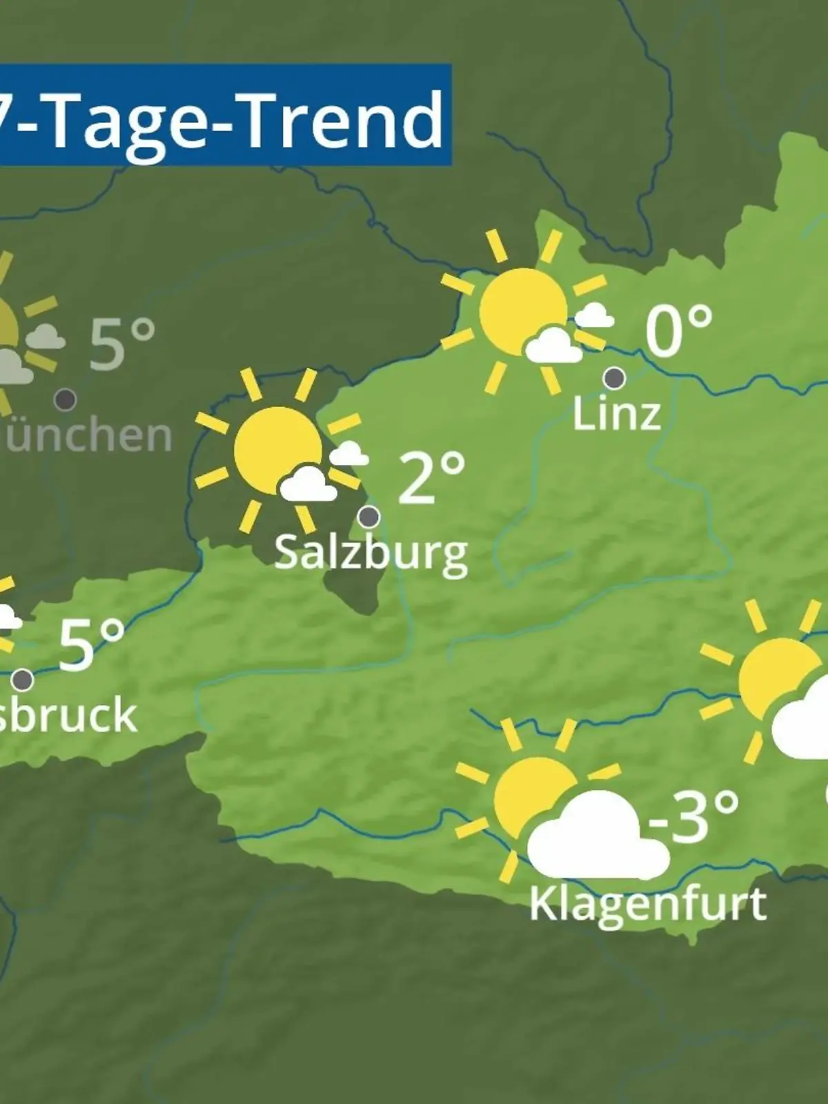 Bild zu: "Österreich: Wie wird das Wetter?"