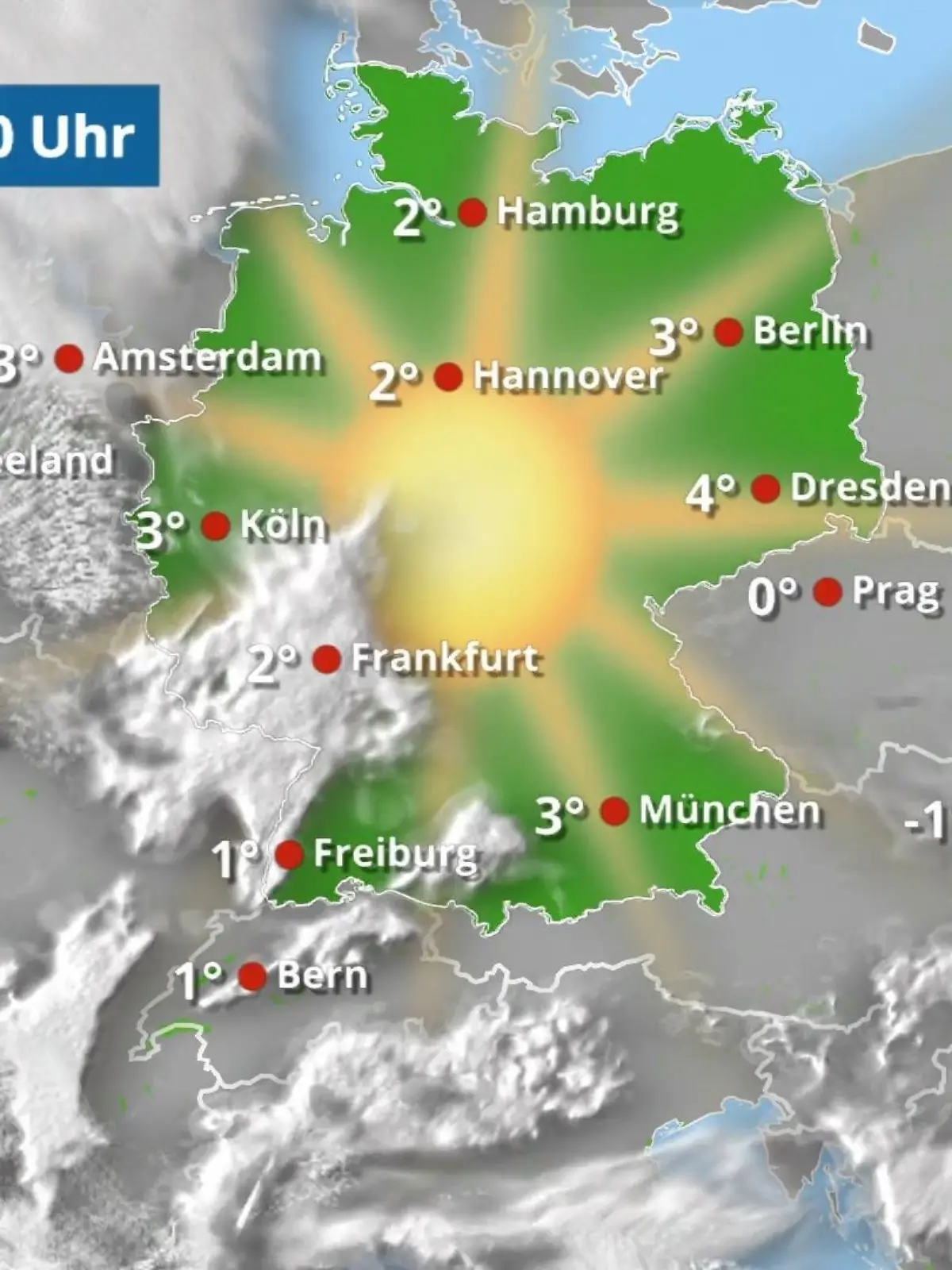 Bild zu: "Viel Sonne, nur im Südwesten teils trüb"