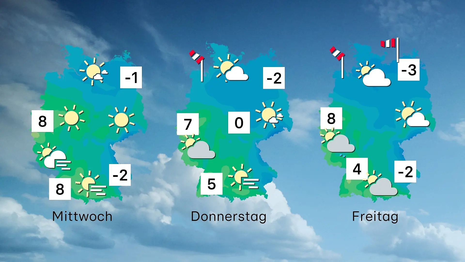 Niederschläge sind frühestens am Wochenende zu erwarten.