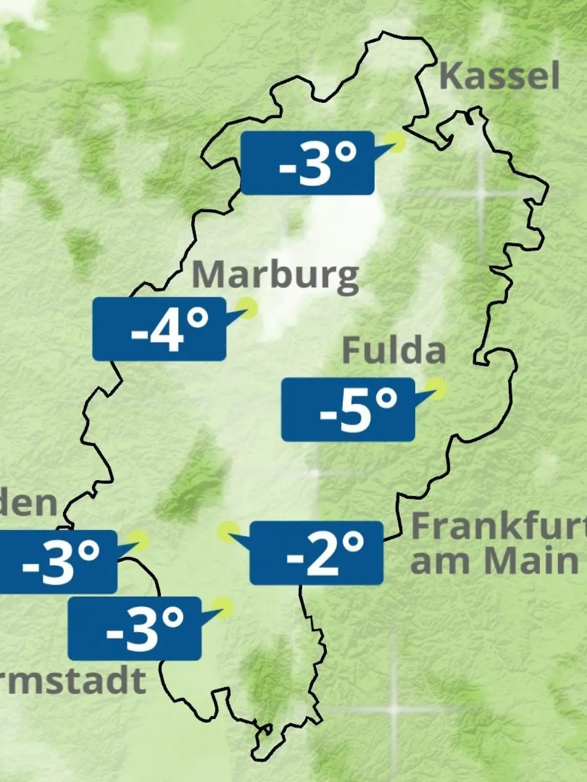 Bild zu: "Hessen: Wie wird das Wetter?"