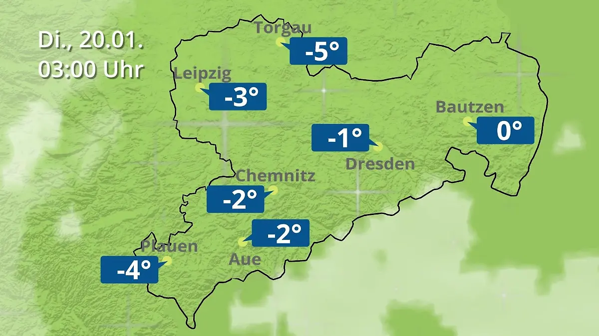 Sachsen: Wie wird das Wetter? Regen- und Wolkenfilm für Chemnitz, Dresden und Leipzig