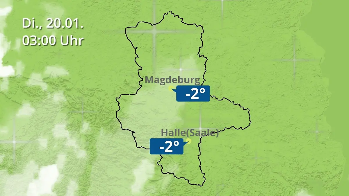 Sachsen-Anhalt: Wie wird das Wetter? Regen und Wolkenfilm für Halle und Magdeburg