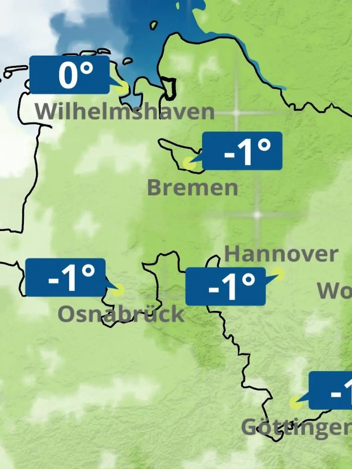 Bild zu: "Bremen und Niedersachsen: Wie wird das Wetter?"