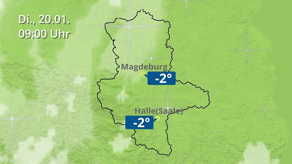 Sachsen-Anhalt: Wie wird das Wetter? Regen und Wolkenfilm für Halle und Magdeburg