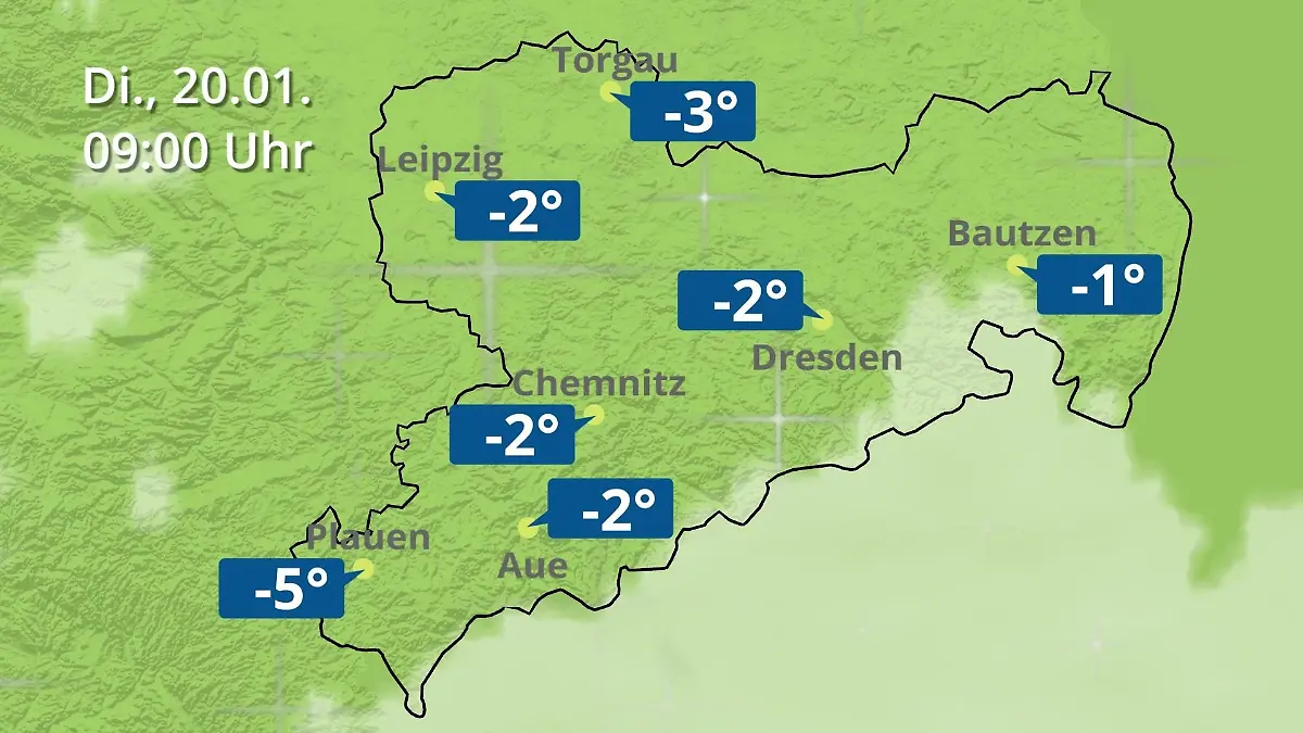 Sachsen: Wie wird das Wetter? Regen- und Wolkenfilm für Chemnitz, Dresden und Leipzig