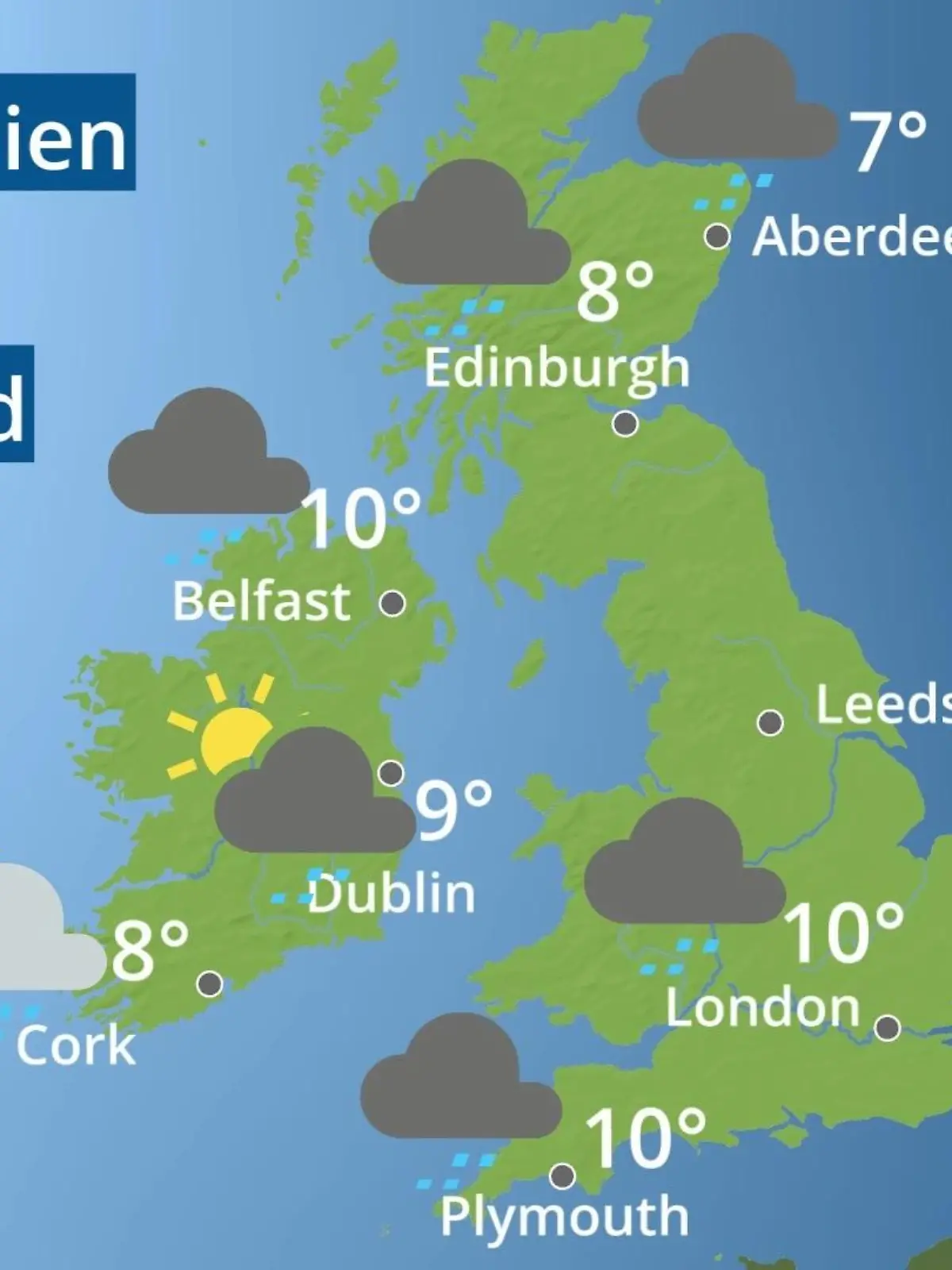 Bild zu: "England, Schottland, Wales: Wie wird das Wetter?"