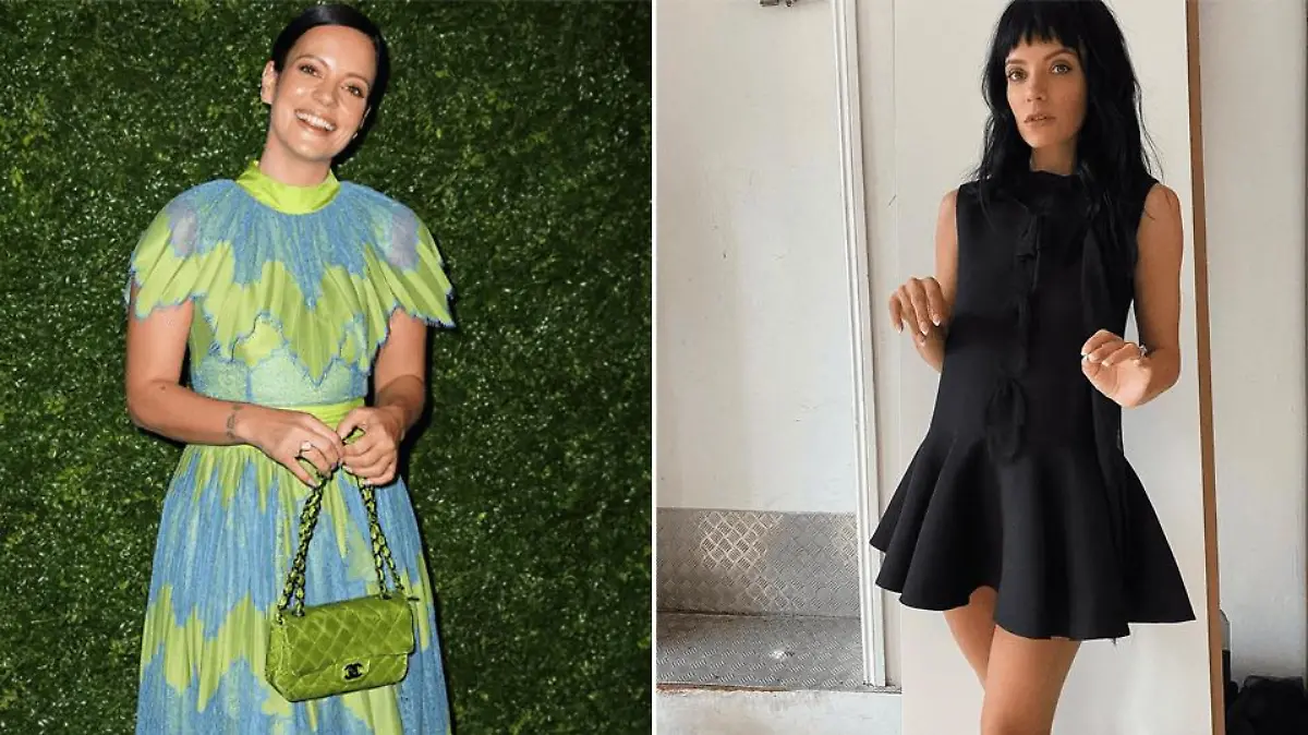 Links: Lily Allen am 1. Februar 2020 bei einer Pre-Bafta-Awards-Party in London und rechts: Die Sängerin im Juli 2021.