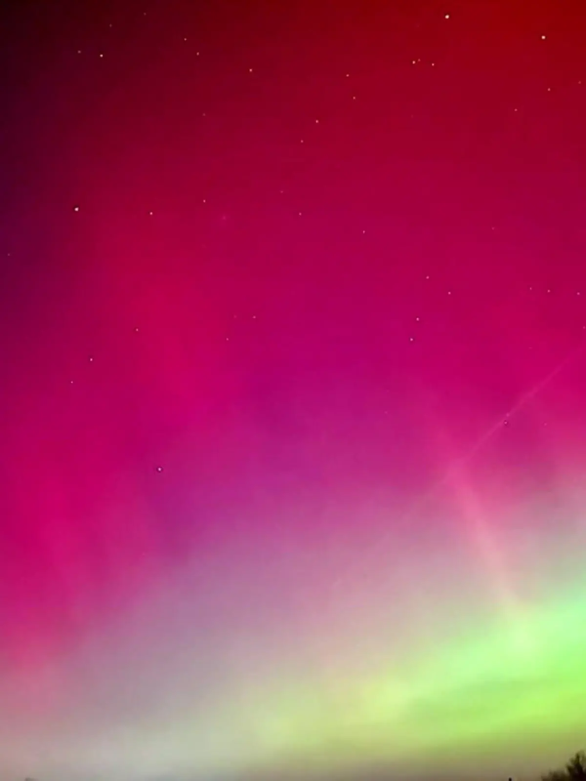 Bild zu: "Polarlichter über NRW"