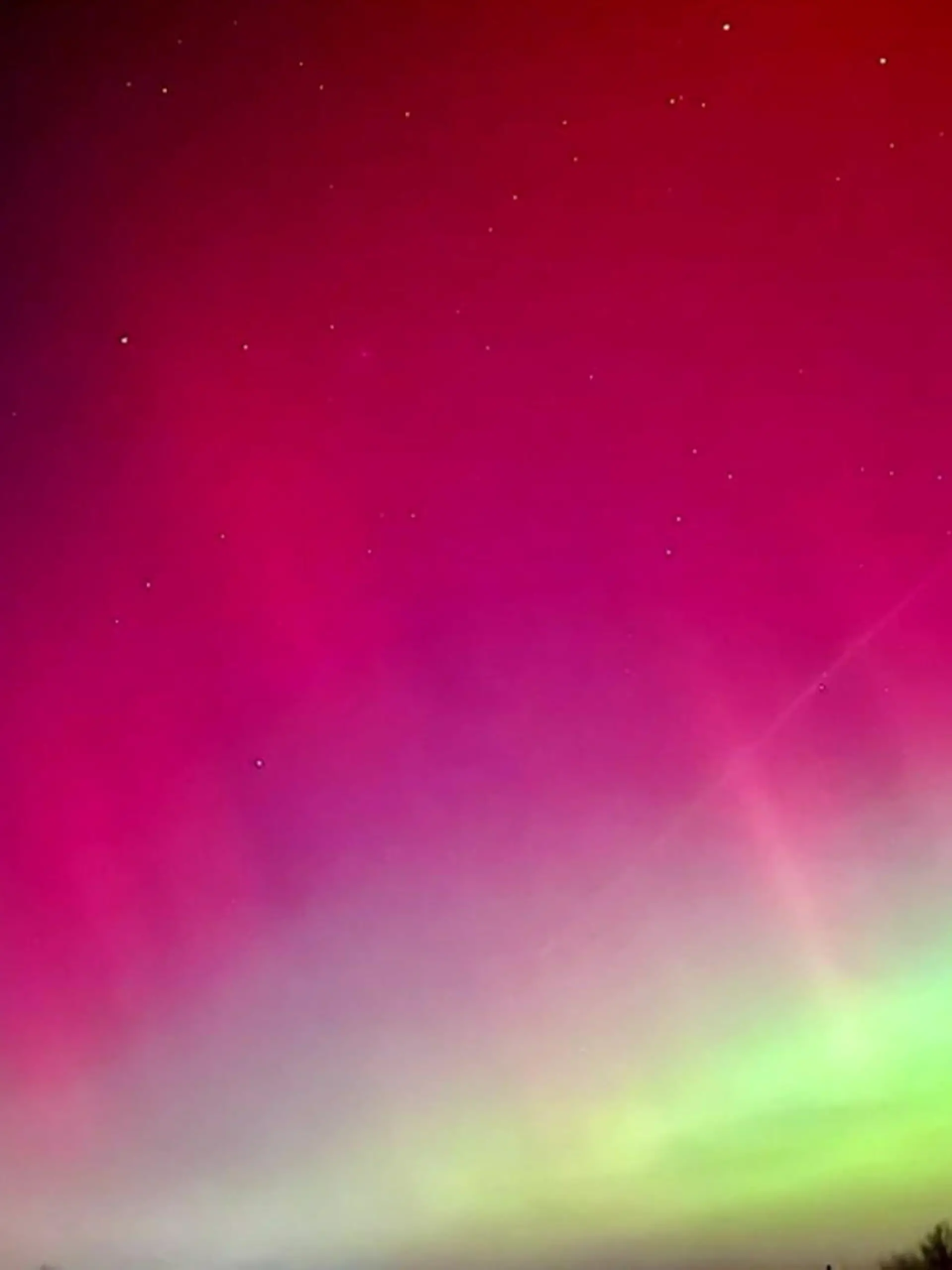 Bild zu: "Polarlichter über NRW"