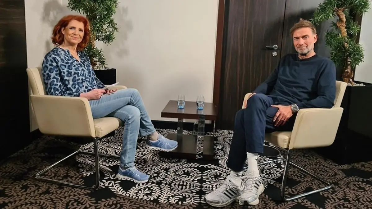 Monica Lierhaus im Gespräch mit Jürgen Klopp
