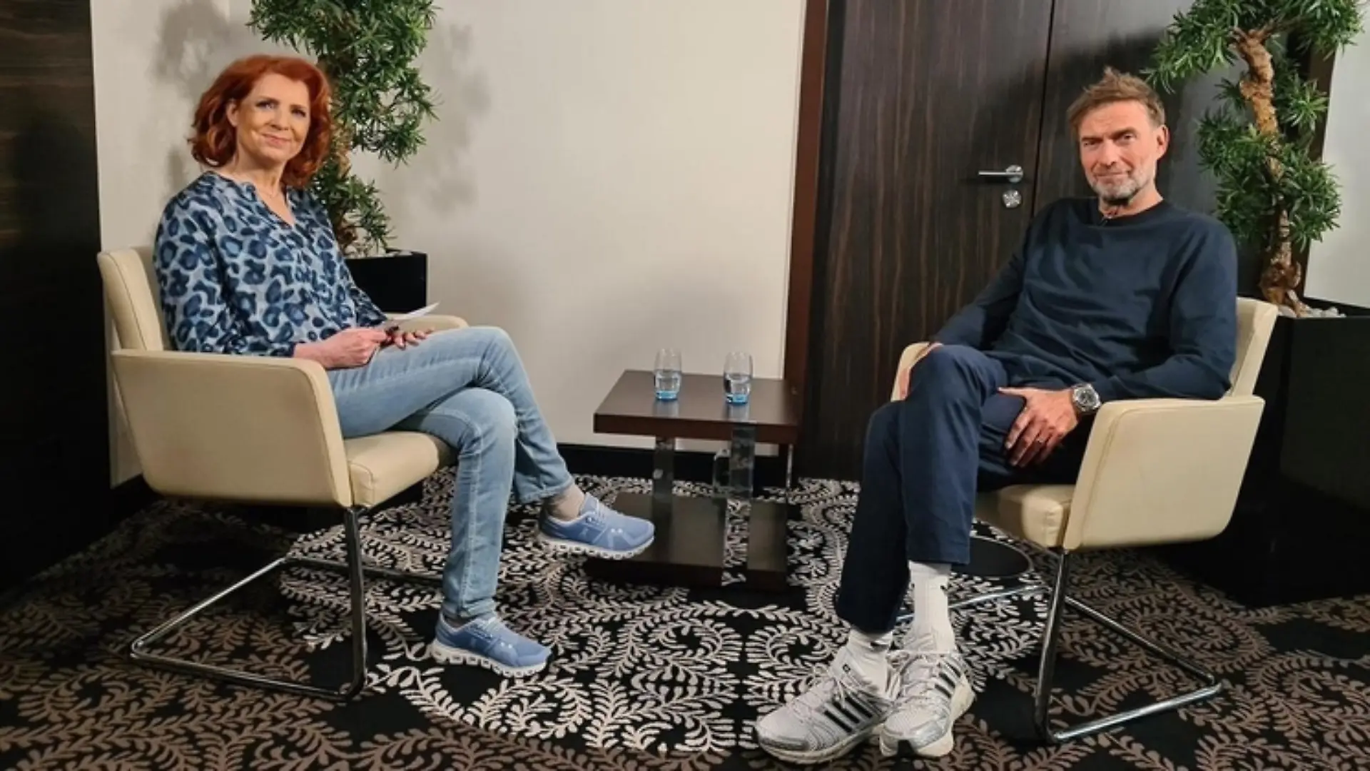 Monica Lierhaus im Gespräch mit Jürgen Klopp