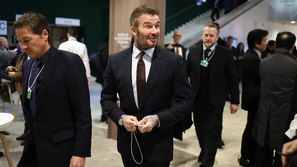 David Beckham At World Economic Forum Annual Meeting - Davos