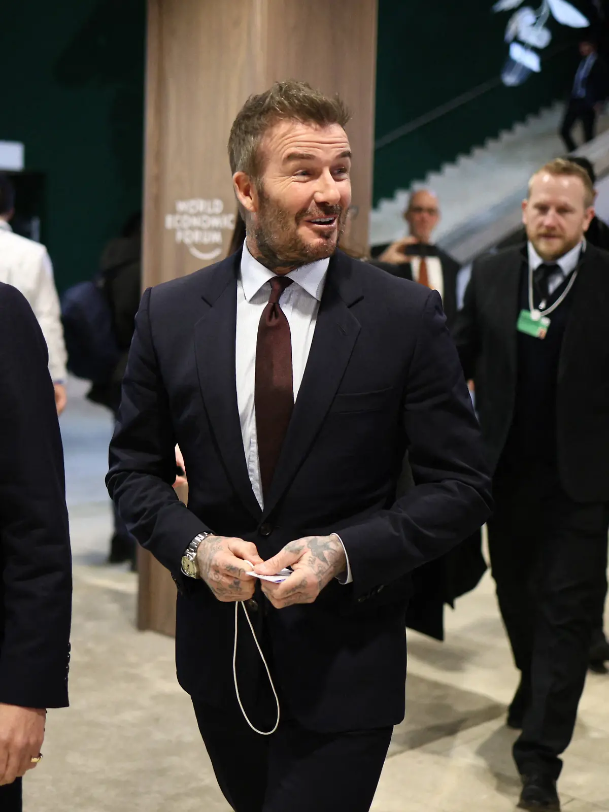 David Beckham At World Economic Forum Annual Meeting - Davos