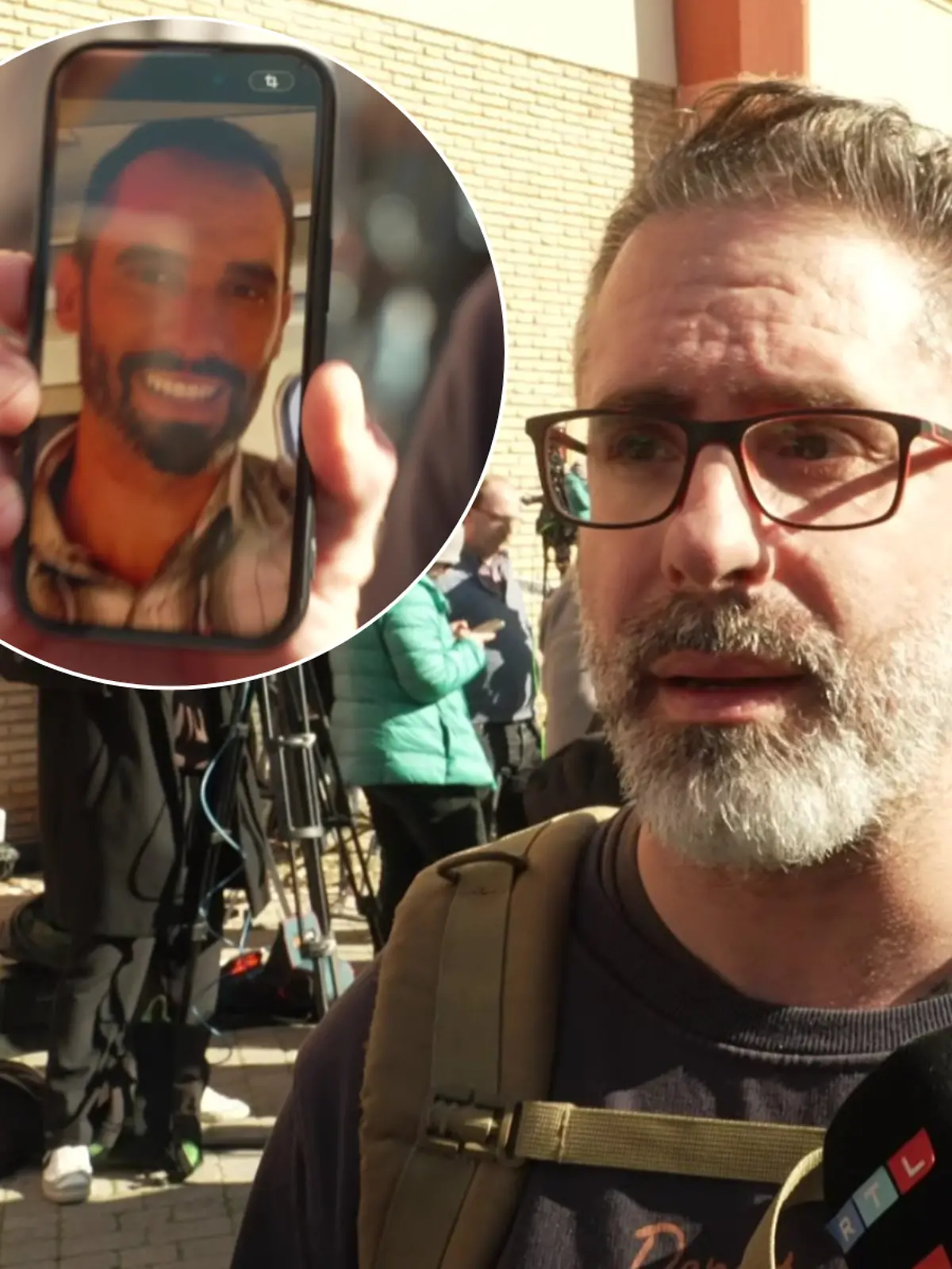 Javier sucht nach dem spanischen Zugunglück verzweifelt nach seinem Schwager. 