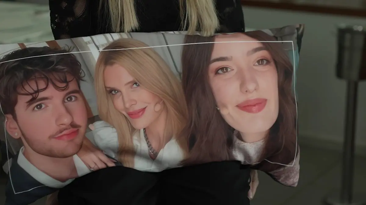 Mirja du Mont hat immer Schwierigkeiten auswärts zu schlafen, mit ihren zwei Süßen auf dem Schlafkissen sollte es aber doch irgendwie klappen. 