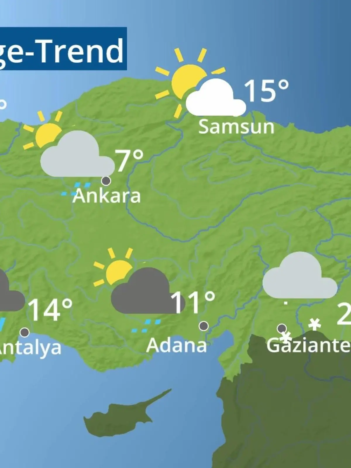 Bild zu: "Türkei: Wie wird das Wetter?"