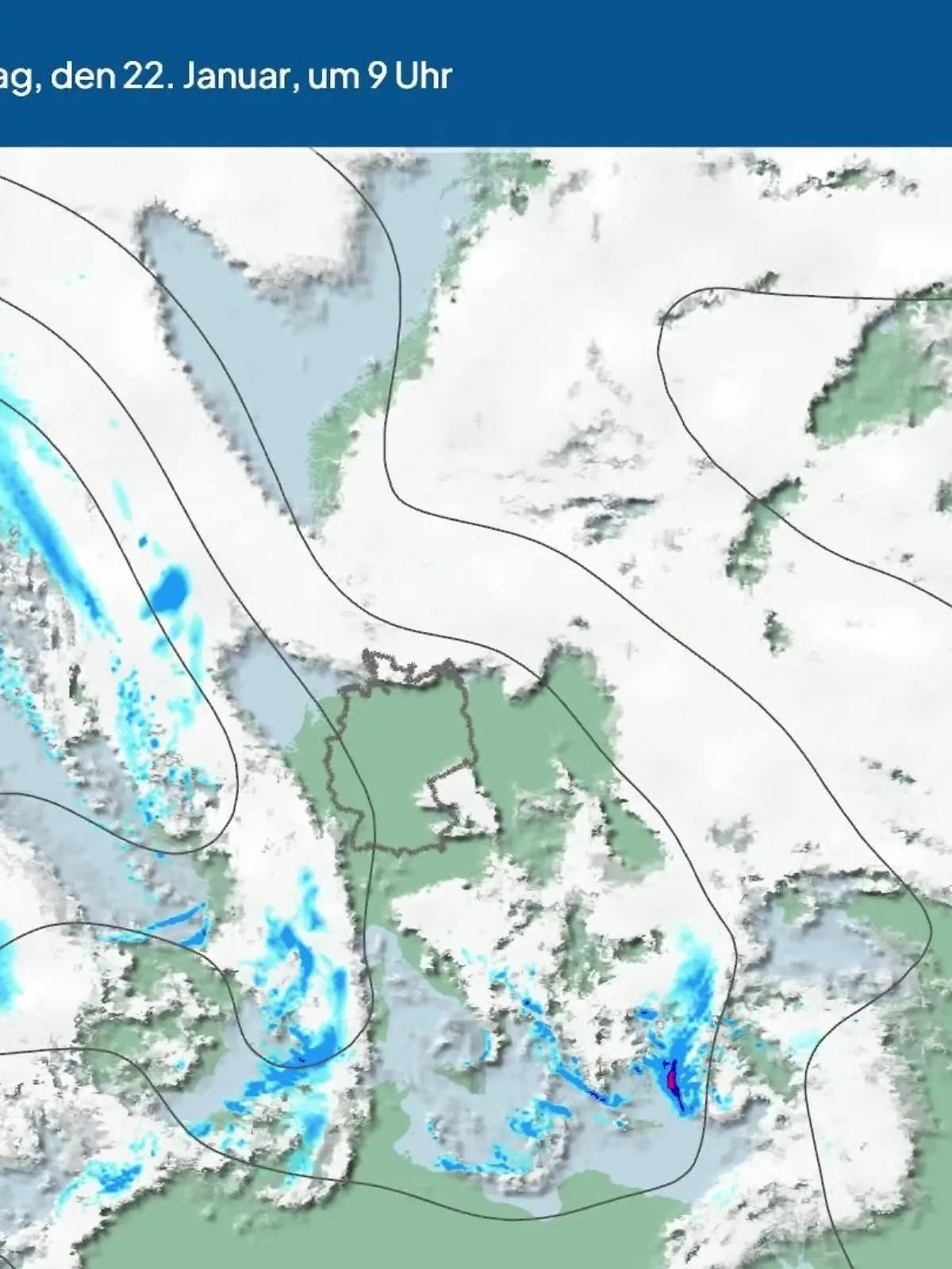 Bild zu: "Die Wetterlage der kommenden 5 Tage"