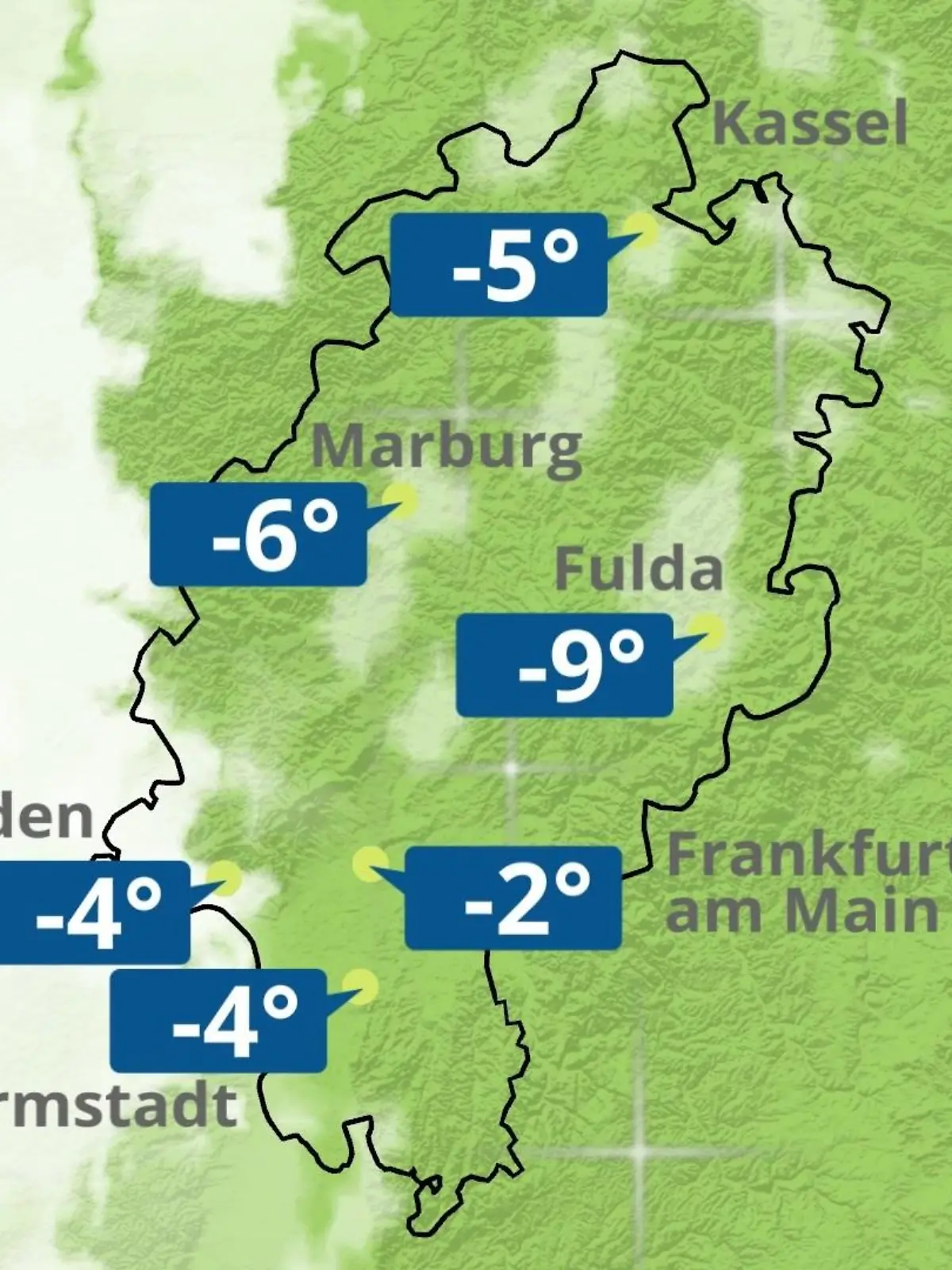 Bild zu: "Hessen: Wie wird das Wetter?"