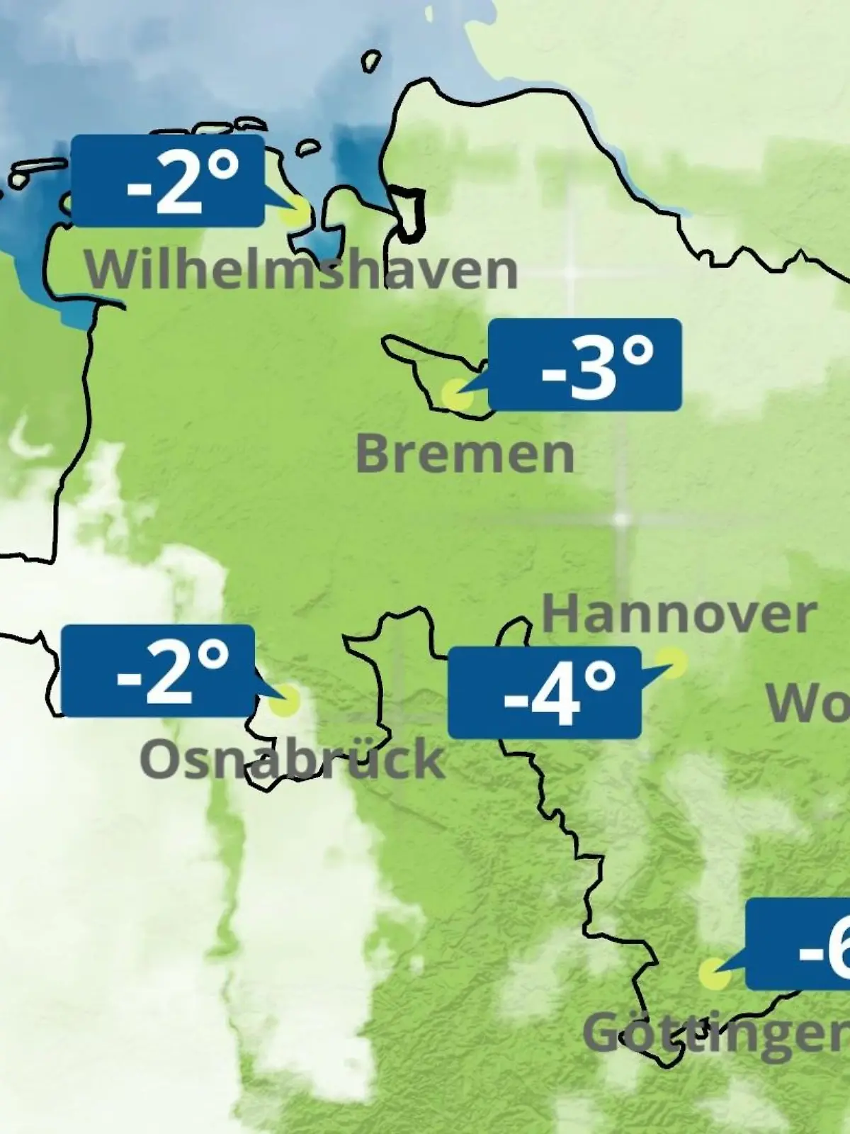 Bild zu: "Bremen und Niedersachsen: Wie wird das Wetter?"