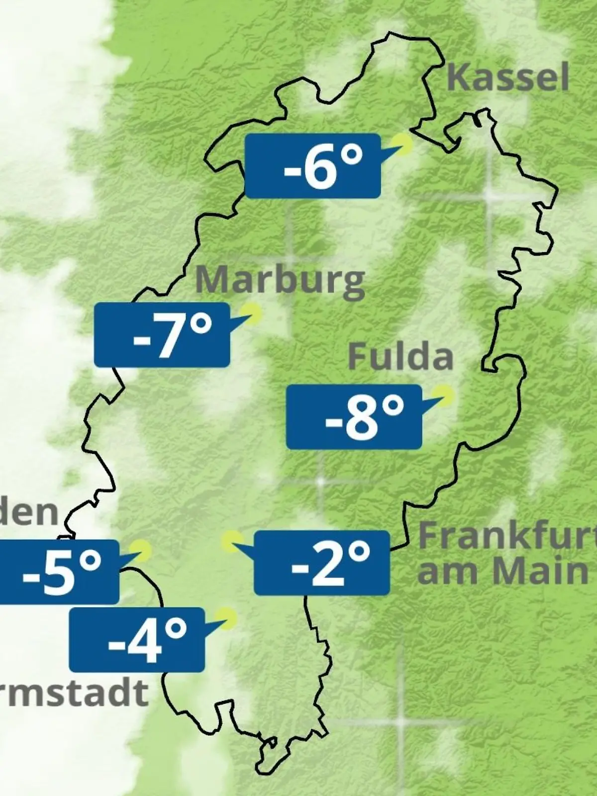 Bild zu: "Hessen: Wie wird das Wetter?"