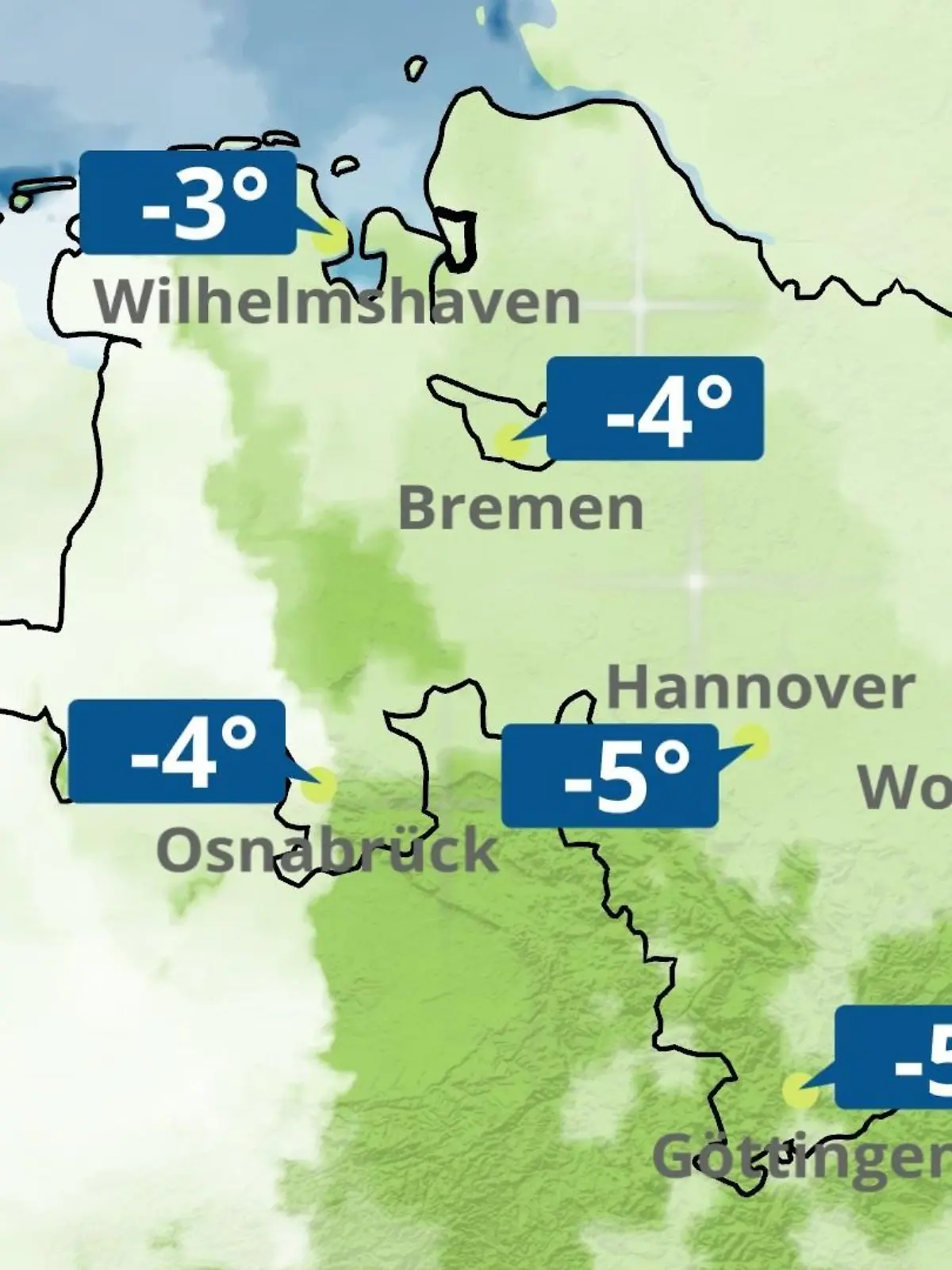 Bild zu: "Bremen und Niedersachsen: Wie wird das Wetter?"
