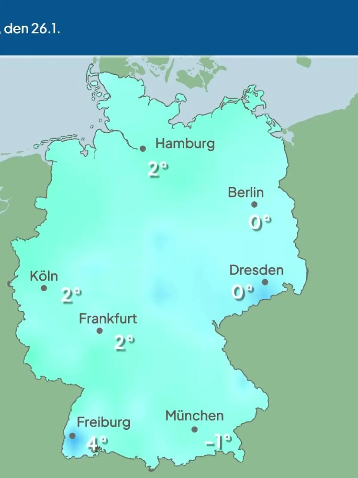 Bild zu: "Im Video: Temperatur-Vorhersage"