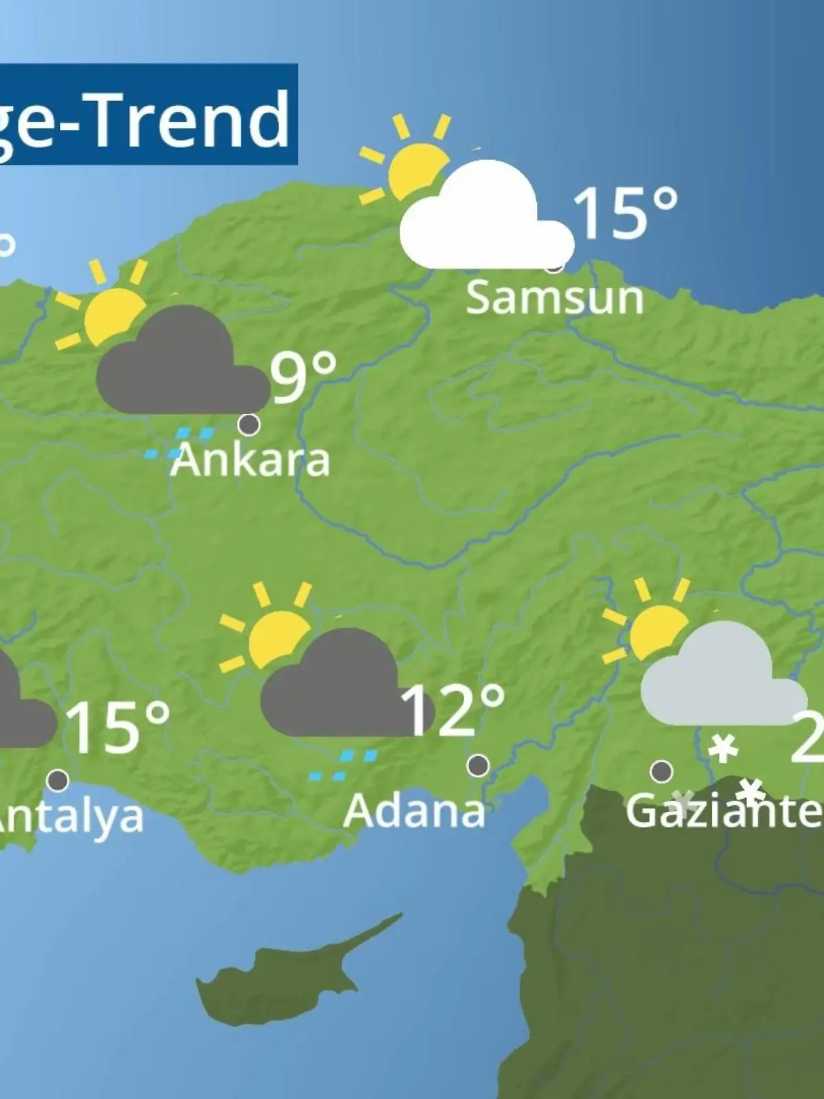 Bild zu: "Türkei: Wie wird das Wetter?"