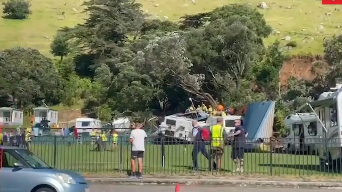 Erdrutsch in Neuseeland