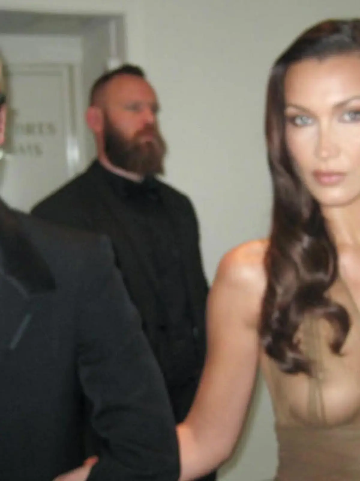 Bild zu: "Im durchsichtigen Kleid! Supermodel posiert für freizügige Geburtstagsgrüße"