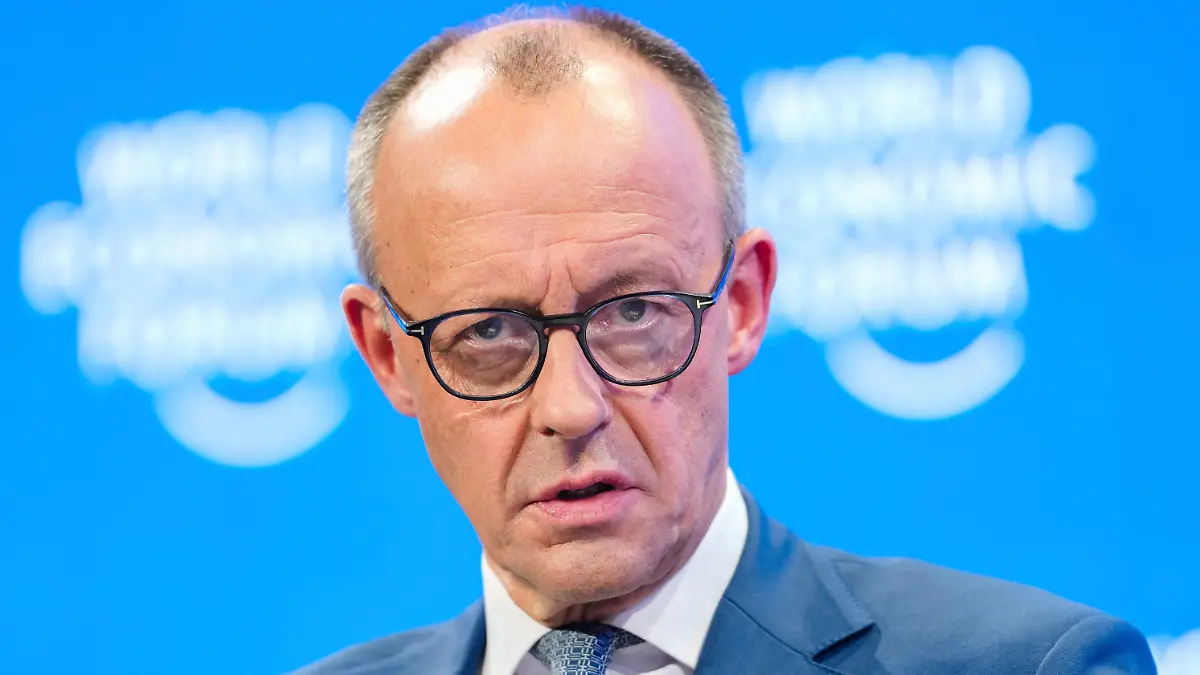 Merz-Rede auf Wirtschaftsgipfel in Davos