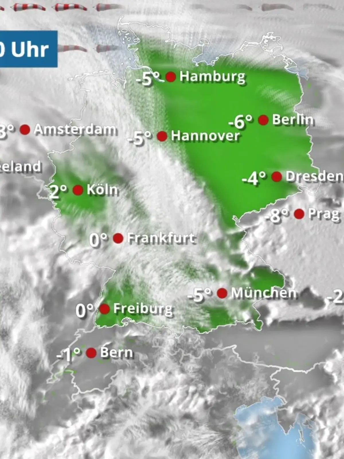 Bild zu: "Wenig, aber gefährlicher Niederschlag"
