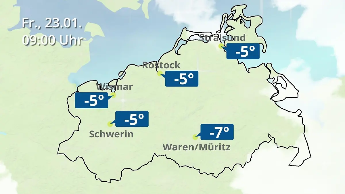 Mecklenburg-Vorpommern: Wie wird das Wetter? Regen- und Wolkenfilm für Rostock, Rügen und die Ostseeküste