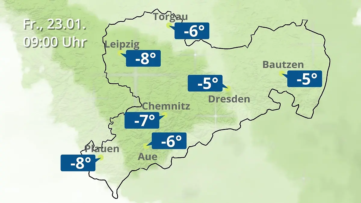 Sachsen: Wie wird das Wetter? Regen- und Wolkenfilm für Chemnitz, Dresden und Leipzig