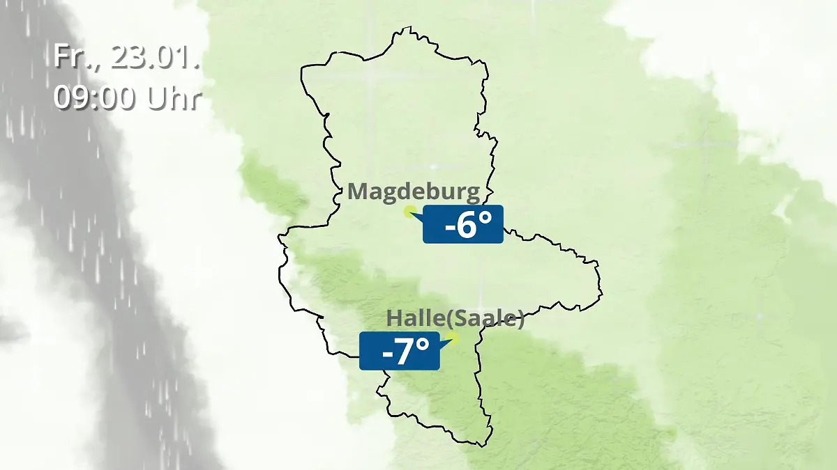 Sachsen-Anhalt: Wie wird das Wetter? Regen und Wolkenfilm für Halle und Magdeburg