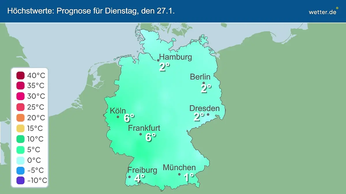 Im Video: Temperatur-Vorhersage Wie warm oder kalt wird es in Deutschland?
