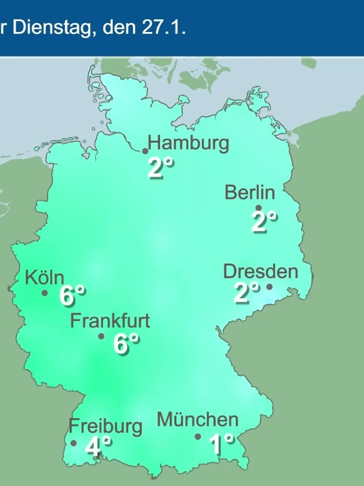 Bild zu: "Im Video: Temperatur-Vorhersage"